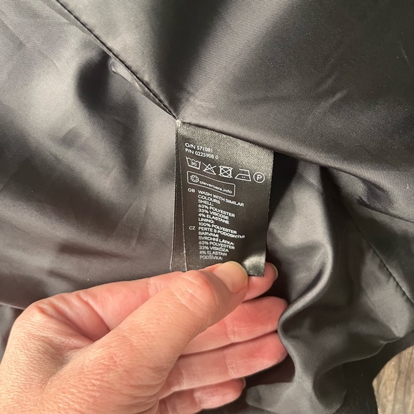 Black H&M Suit Jacket Size 12 - Picture 5 of 7